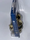 New Schlage Security Plymouth Door Knob Bright Brass Deadbolt FB50N. Price: $37.77.