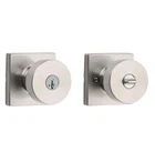 Kwikset 740PSK Sqt 15 Pismo Satin Nickel Keyed Entry Door Knob W/ Smartkey Open. Price: $25.00.