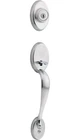 Kwikset Chelsea Handleset Deadbolt Keyed 1 Side, Satin Chrome 800CE Lip 26D Smt Open. Price: $43.99.