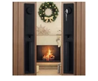 Newbang Matte Black Double Door Handle Set Keyed&dummy Open. Price: $89.99.