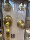 Schlage Maximum Security Front Door Handleset - Solid Brass F60 V Ply 505 605 New. Price: $80.00.