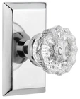 Nostalgic Warehouse Stucry Sd Nk Crystal Solid Brass Single Dummy - Chrome New. Price: $129.75.