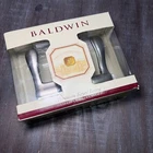 Baldwin 95255-150 Lent Satin Nickel Left Hand Wave Lever Premium Keyed Entry New. Price: $109.00.