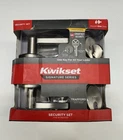 Kwikset Trafford Keyed Entry Handle & Deadbolt Combo Pack W/ Smartkey Security New. Price: $30.00.
