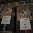 Baldwin Prestige Carnaby Keyed Entry Door Knob Smartkey Satin Nickel New. Price: $105.00.