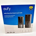 Eufy Security Smart Lock With Built In Wi-fi Model C210 Matte Black Used. Price: $54.00.