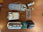 Schlage BE468ZP Connect Camelot Touchscreen Deadbolt, Brushed Nickel Seller. Price: $98.00.