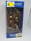 Toledo Double Cylinder Door Handleset Adjustable Keyed Antique Brass Open. Price: $49.99.