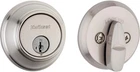 Kwikset 816 Key Control Round Single Cylinder Deadbolt Door Lock Satin Nickel Open. Price: $29.95.