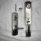 Delaney Briona Handle Set US15 Satin Nickel Lh Italian Collection W/ Keys Screws Open. Price: $16.99.