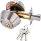 Eiqikayo Silver Steel Double-head Cylinder Deadbolt Lock- High Security Anti-... New. Price: $23.54.