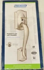 Schlage Camelot Front Entry Door Handle F285 619 Acc Satin Nickel Lh Open. Price: $50.00.