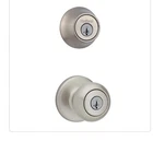 Kwikset Cove Satin Nickel Keyed Entry Door Knob & Deadbolt Combo Pack Lot X 2 New. Price: $45.00.