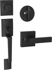 Hosom Front Door Lock Set Black Handle With 1 Pack, Matte New. Price: $66.97.