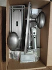 Nostalgic Warehouse Mission Plate With Keyhole Homestead Knob, Passage 2.75" Open. Price: $55.99.