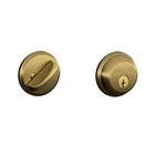 Schlage B62 Series Antique Brass Double Cylinder Deadbolt Open. Price: $25.00.