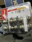 Kwikset Tylo Entry Knob & Single Cylinder Deadbolt Project Pack Antique Brass New. Price: $49.99.
