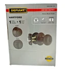 Defiant Hartford Keyed Entry Knob Single Cylinder Deadbolt Black 1009429112 New. Price: $19.95.