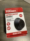 Hyper Tough Single Cylinder Deadbolt, Oil-rubbed Bronze Finish HT3501-150 Open. Price: $6.95.