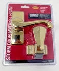 Larson Georgian Brass Lever Storm Door Latch CH3010701 New. Price: $35.96.