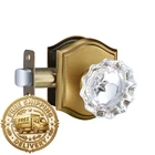 Dllween Antique Brass Door Knob Crystal Glass Passage New. Price: $37.17.