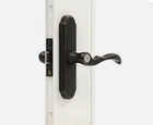 Larson Certified Storm Door M2 Mortise Aged Bronze Handle Set Keyed Lock Open. Price: $57.99.