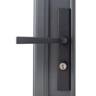 Larson Quickfit Storm Door Strait Handle Set - Matte Black / Brushed Nickel New. Price: $59.99.