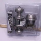 Delaney Hardware Satin Nickel Grade 2 Aubryn Combo Door Knob Open. Price: $39.82.
