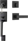 Haidms Black Front Door Handle Deadbolt Set, Entry New. Price: $73.79.
