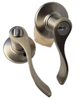Kwikset Balboa Satin Nickel Keyed Entry Handle Smartkey Security 405BL15SMTCPK6 Open. Price: $23.95.