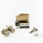 Kwikset Bel Air 200B Passage Door Knob Antique Brass US5 Latch Included Used. Price: $8.50.