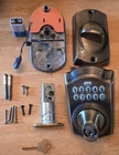 Schlage Camelot Electronic Keypad Deadbolt Lock Antique Brass BE365 609 Used. Price: $39.00.