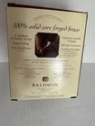 Baldwin Door Handles Set Polished Solid Brass New. Price: $59.99.
