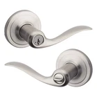 Door Handle Lever Lock Keyed Entry Satin Nickel 97402-732 Kwikset Tustin Secure New. Price: $74.99.