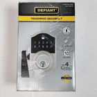 Defiant 1009 623 200 Touchpad Deadbolt - Satin Nickel Used. Price: $11.96.