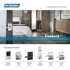 Schlage F59-ACC-CEN-RH Accent Right Handed Single Cylinder Black New. Price: $106.45.