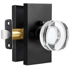 Bonkudoo Glass Door Knobs Interior Privacy 1 Pack, Matte Black New. Price: $51.79.