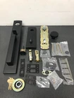 Baldwin EESANXCONCQE190 Santa Cruz Keyed Entry Handleset, Satin Black, Emergency Used. Price: $275.99.
