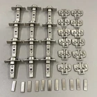 12 Pcs Hettich Sensys Half Overlay 110 Deg Soft Close Hinges + Mounting Plates Open. Price: $49.99.