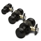 Copper Creek Matte Black Door Knobs Round Colonial Knob, Non-locking Passag... New. Price: $47.45.