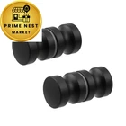 Antrader Door Knobs Double Sided,shower Glass Black New. Price: $21.60.
