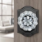 Calzibeno Crystal Door Knobs Interior, 1 Pack, Matte Black-rosette New. Price: $40.36.