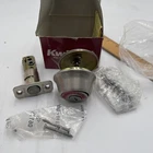 Kwikset 660 15RCAL Rcs Bbpkg Single Cylinder Deadbolt Key Satin Nickel Open. Price: $14.95.