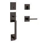 Kwikset San Clemente Entry Handleset Deadbolt Venetian Bronze Smartkey Open. Price: $86.20.