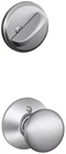 Schlage F59-PLY Plymouth Single Cylinder Interior Pack Exterior Chrome New. Price: $79.15.