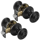 2 Pack Black Door Knobs Interior, Keyed Alike Entry Exterior, Vint... New. Price: $30.22.