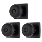 Brinks Contemporary Privacy Locking Interior Ball Door Knob, Matte Black New. Price: $56.92.