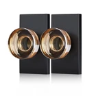 2 Pack Champagne Dummy Door Knob Non-turning Crystal Glass Handle With New. Price: $61.31.