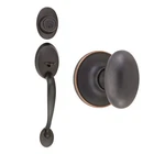 Design House Coventry Oil-rubbed Bronze Door Handleset Egg Knob Deadbolt New. Price: $170.40.