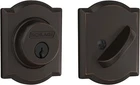 Schlage Single Cylinder Keyed Entry Grade 1 Deadbolt, B60N Cam Open. Price: $22.99.